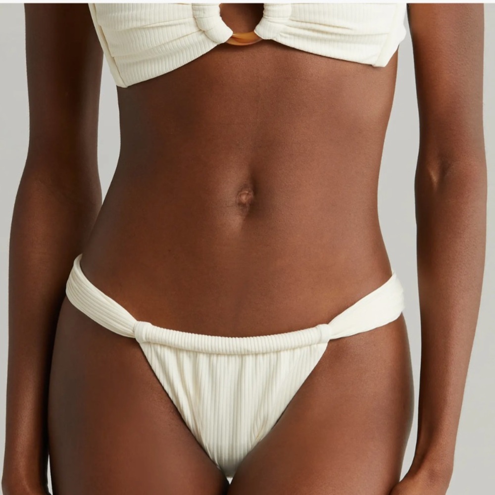 NEW Montce Sandra Ribbed Bikini Swim Bottom Size Medium